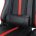 Кресло компьютерное BRABIX &quot;GT Carbon GM-120&quot;, две подушки, экокожа, черное/красное, 531931 Красный