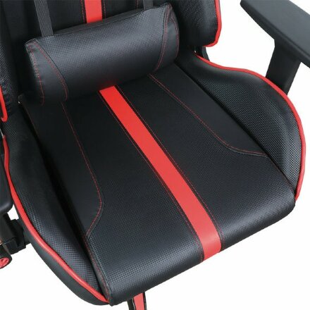 Кресло компьютерное BRABIX &quot;GT Carbon GM-120&quot;, две подушки, экокожа, черное/красное, 531931 Красный