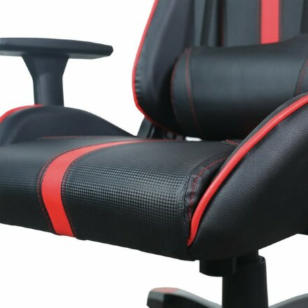 Кресло компьютерное BRABIX &quot;GT Carbon GM-120&quot;, две подушки, экокожа, черное/красное, 531931 Красный