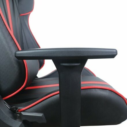 Кресло компьютерное BRABIX &quot;GT Carbon GM-120&quot;, две подушки, экокожа, черное/красное, 531931 Красный