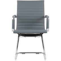 Кресло для посетителей TopChairs Visit серое