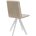 Стул DikLine 230 поворотный B03 BEIGE, ножки белые 