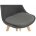Стул деревянный Bonuss dark gray / wood 
