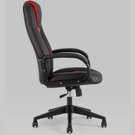 Кресло игровое TopChairs ST-CYBER 8 черный/красный 