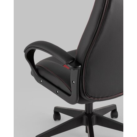 Кресло игровое TopChairs ST-CYBER 8 черный/красный 