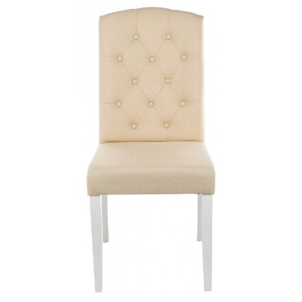Стул деревянный Menson white / fabric сream 