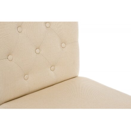 Стул деревянный Menson white / fabric сream 