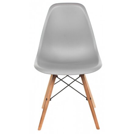Стул деревянный Eames PC-015 серый 