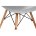 Стул деревянный Eames PC-015 серый 